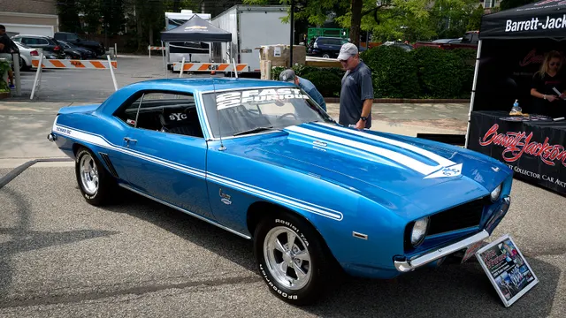 1969 Chevrolet Camaro Yenko re-creation photographed by Mustang Joe; included only as clone/recreation and authenticity-caveat context.