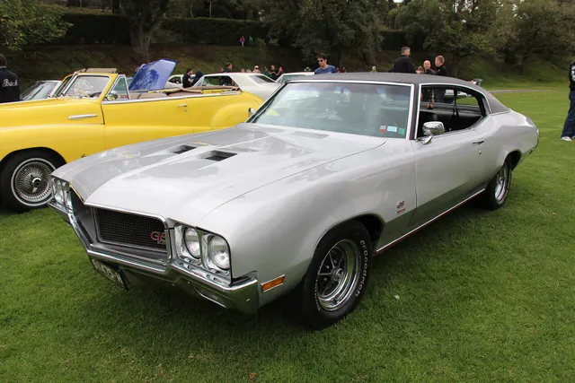 1970 Buick GS 455 hardtop exterior at a car show