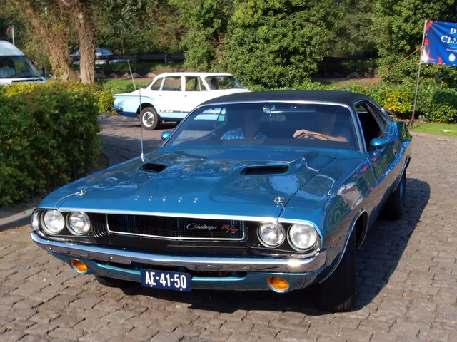 1970 Dodge Challenger exterior at the Louwman Museum; model-line visual context only.