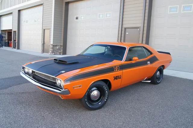 Dodge Challenger T/A at Midwest Mopars; show-field context for exterior details and stance.