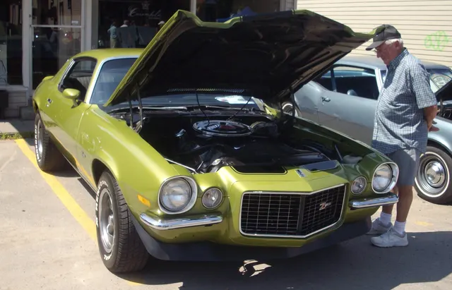 1970 Chevrolet Camaro Z28 at Auto classique Hudson; representative preservation and event context.