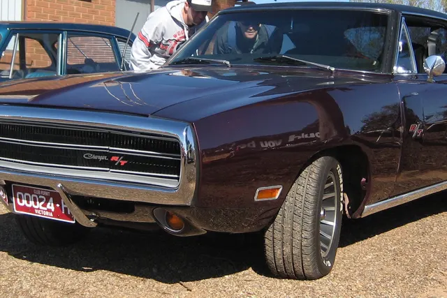 Detail crop from the approved Sicnag Charger R/T image showing side profile and R/T visual context.