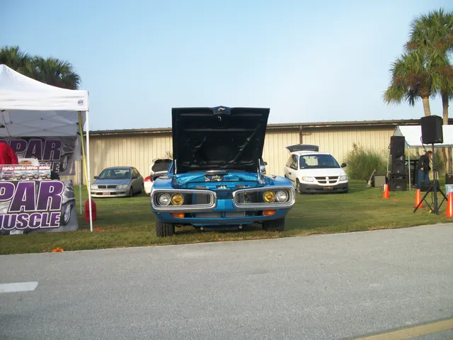 1970 Dodge Coronet Super Bee front-end context; yellow high beams are photographed-car detail, not a factory claim for all cars.