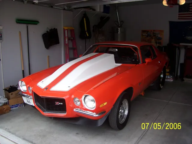 1970 1/2 Camaro Z28 front three-quarter exterior from an owner-history photograph.