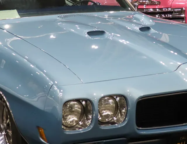 Cropped front-end detail from approved Vauxford 1970 GTO Commons media.