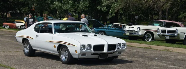 1970 Pontiac GTO The Judge photographed by Greg Gjerdingen; used as show-field and package-history context.