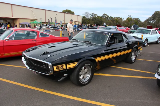 1970 Shelby GT500 SportsRoof exterior; reviewed as representative fastback body-style media.