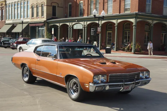 1971 Buick GS front view context.