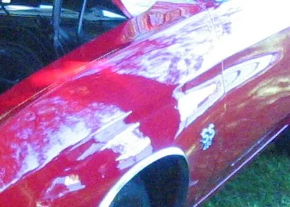 Local crop showing fender-side SS badging context from an approved 1971 Chevelle SS Commons photo.
