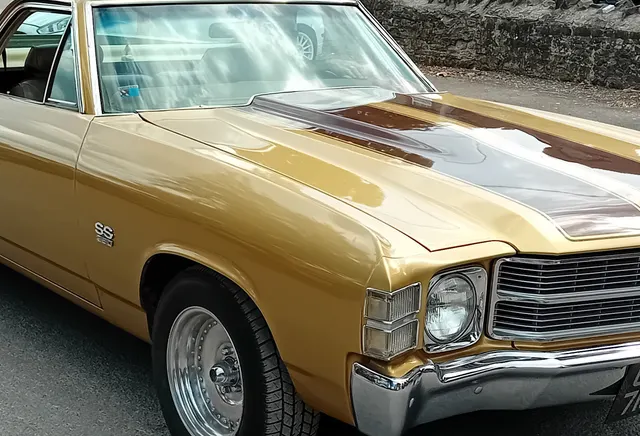 Local crop for 1971 front trim and SS-context details; not SS454 proof.
