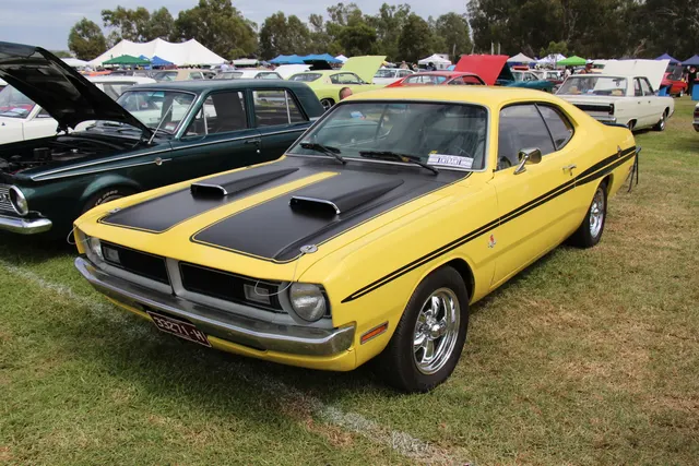 1971 Dodge Dart Demon front exterior context from Commons; exact-year Demon model-line context.