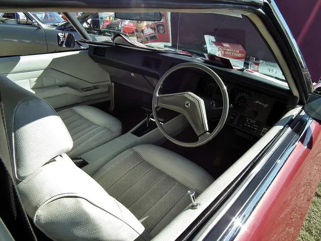 Exact-year LS cabin showing reclining bucket seats, upholstery, instrument panel, steering wheel, console, automatic selector, door trim, and power-window controls; trim-code evidence still controls one car.