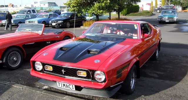 1971 Ford Mustang Mach 1 category photo; reviewed as model-line context.