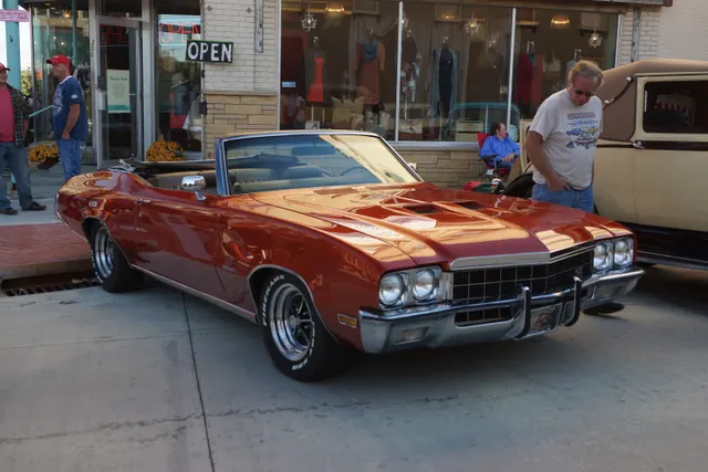 1972 Buick GS Stage 1 convertible rear three-quarter view