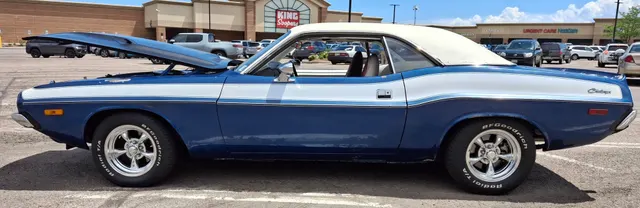 Modified 1973-1974 Challenger side profile; year-range body context only