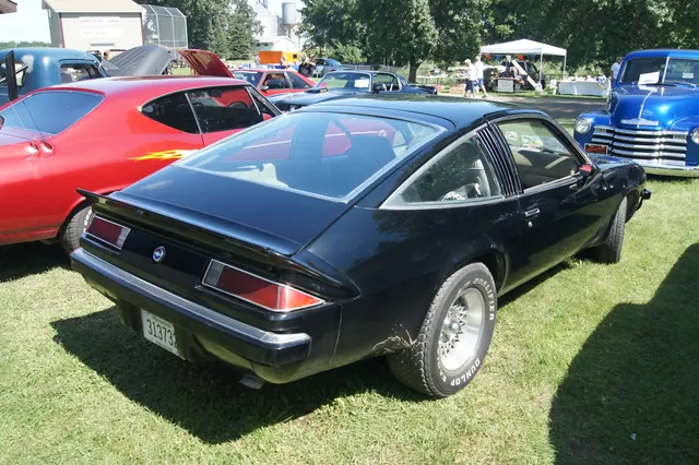 1975 Chevrolet Monza 2+2, rear three-quarter view