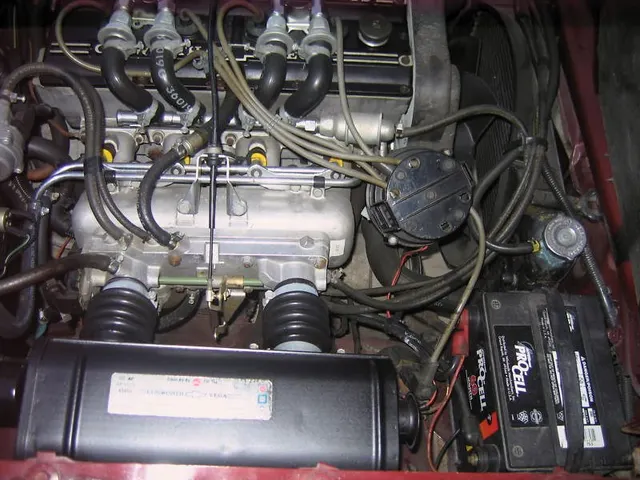 1976 Cosworth Twin Cam engine and Bendix EFI