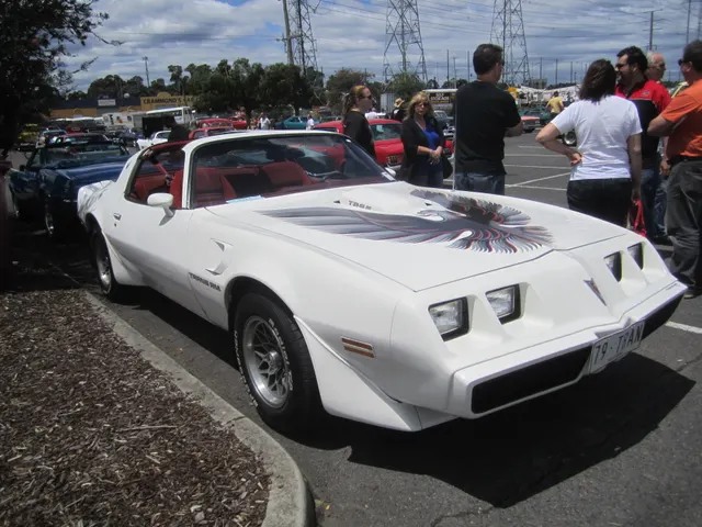 A distinct front three-quarter view of an exact-year, stock-presenting 1979 Pontiac Firebird Trans Am; visible finish, graphics, equipment, restoration, and condition remain specific to this car.