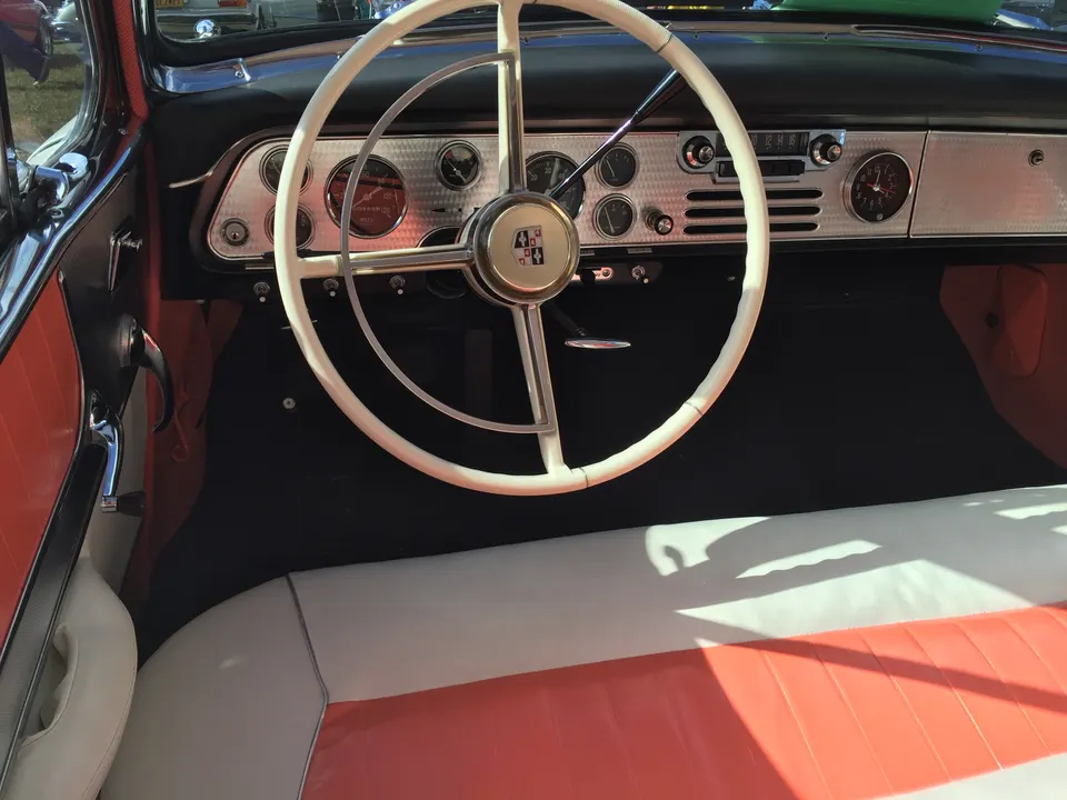 Engine-turned instrument-panel trim profile photo