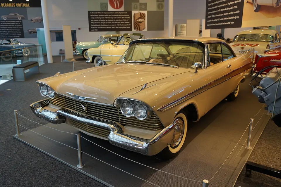1958 Fury two-door hardtop body and front treatment profile photo