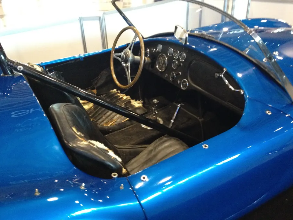 Leather seat upholstery documented on early road cars profile photo