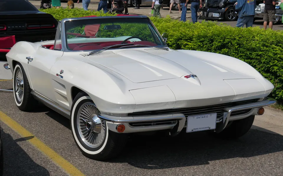 Functional left coupe roof vent and blocked right vent profile photo