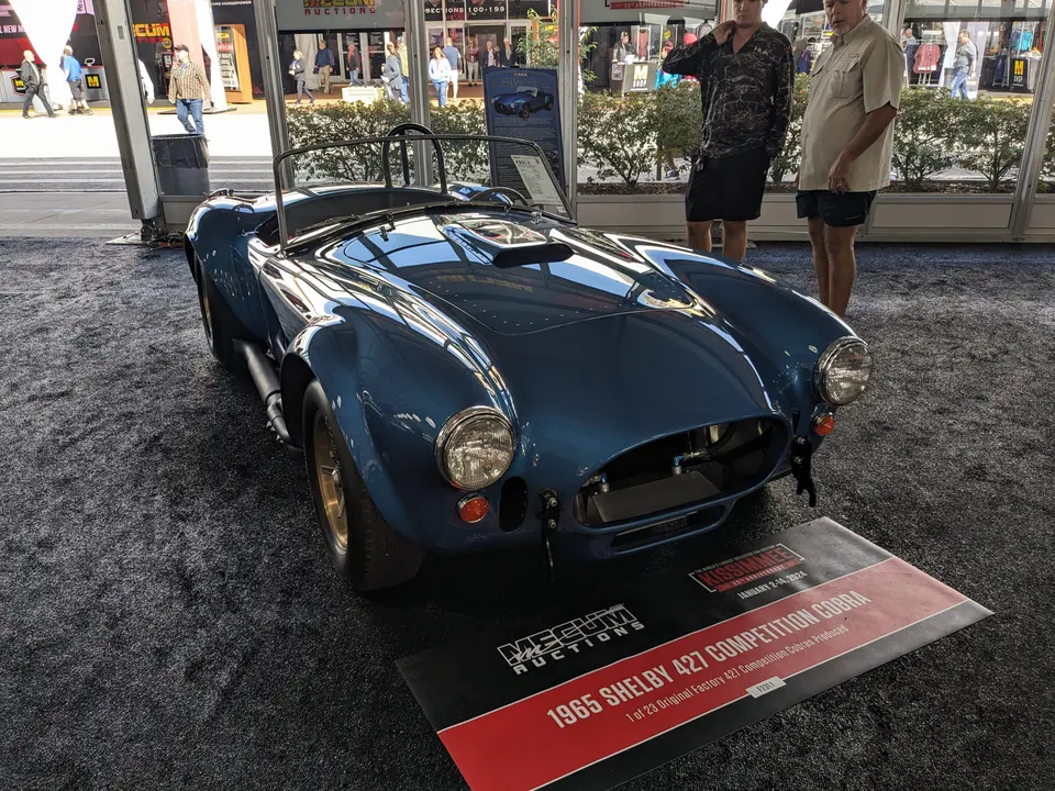 1965 Cobra 427 independent coil-spring suspension profile photo