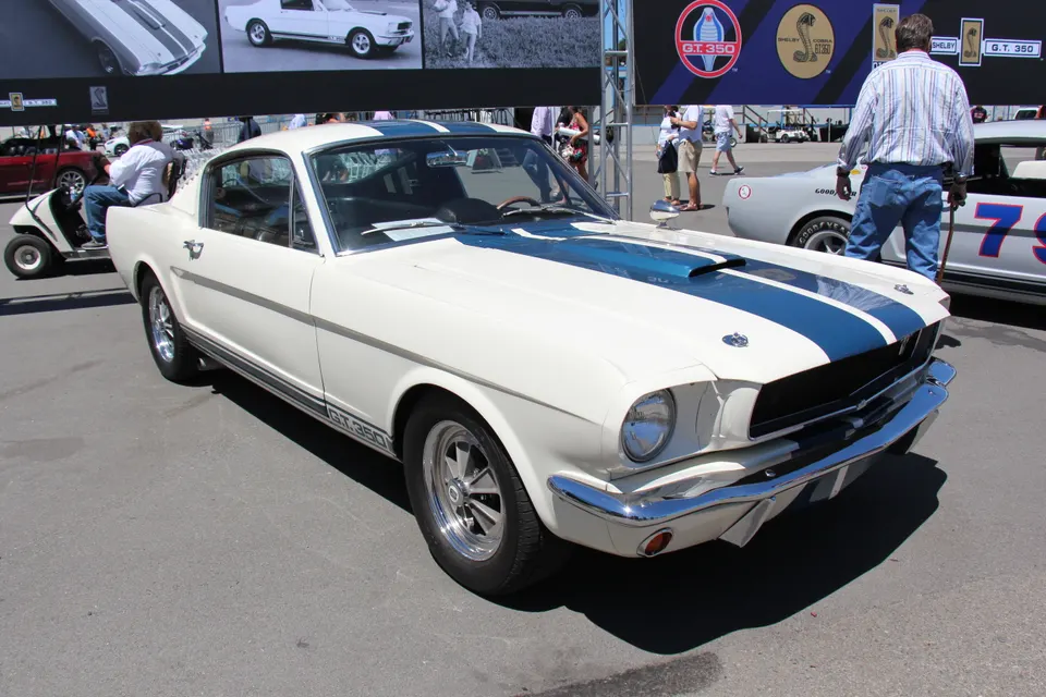 Fiberglass hood with central scoop and hood pins profile photo