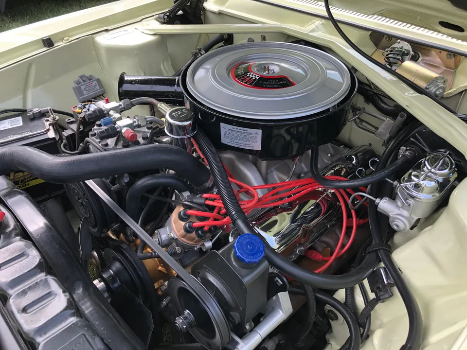 1966 Rogue 290 V8 engine assembly profile photo