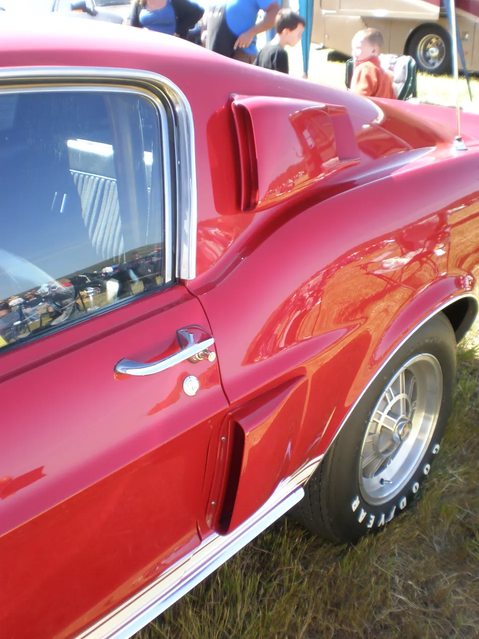Side striping with model designation above rocker panels profile photo