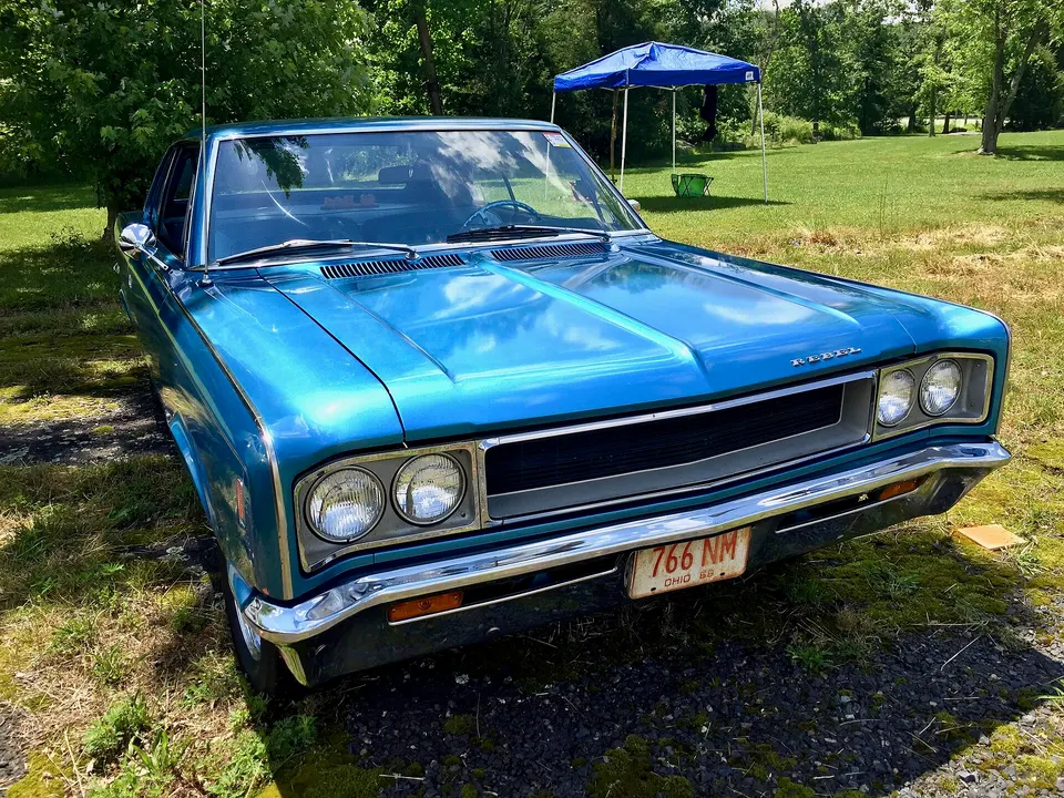1968 grille, side markers, stacked rear lamps, flush paddle door handles, bumpers, and body-specific roof or top profile photo