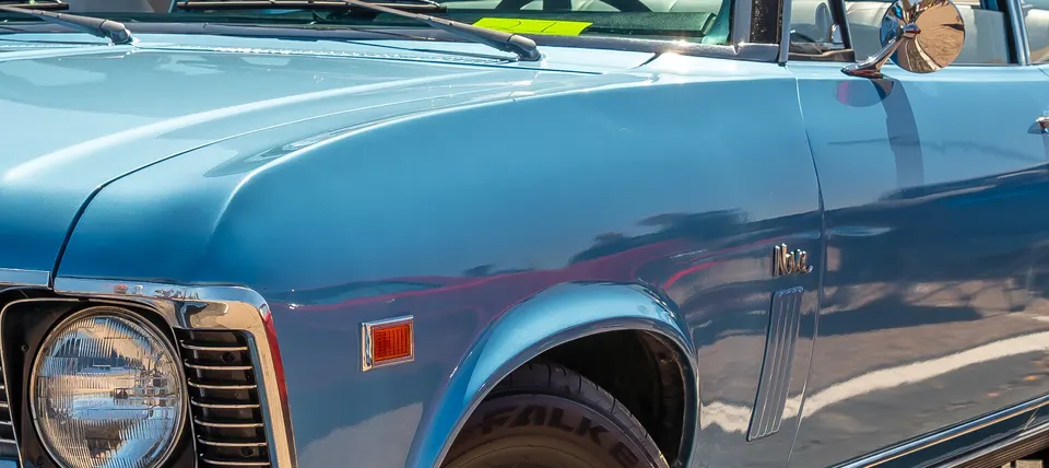 Black painted rear end panel trim plate profile photo