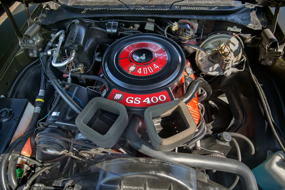 Buick 400 Stage 1 V8 block and rotating assembly profile photo