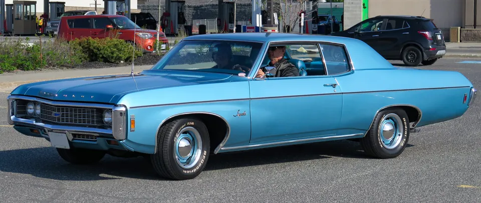 1969 Impala SS interior trim path profile photo