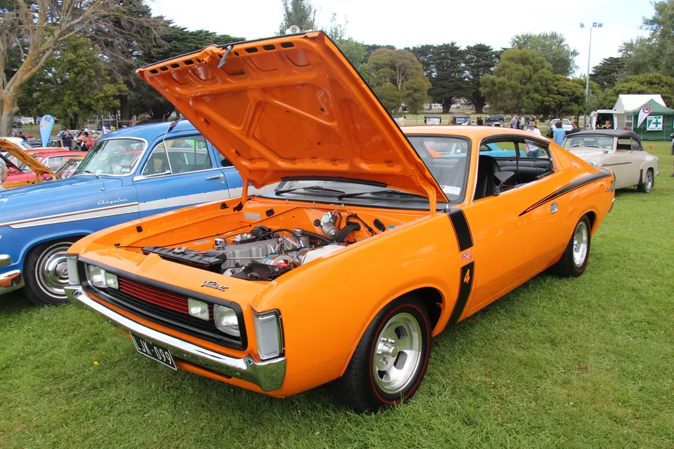 1972 Chrysler Valiant Charger engine profile photo