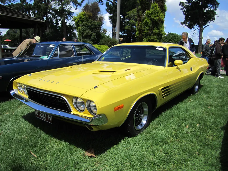 1973 Challenger Rallye 340 engine assembly profile photo