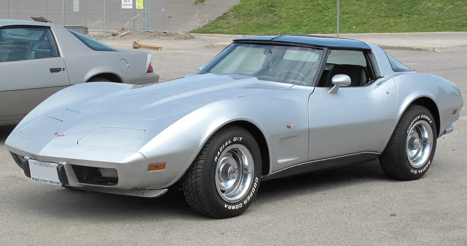 Coupe-only body with removable roof panels and fixed rear glass; factory identification omitted the Stingray name profile photo