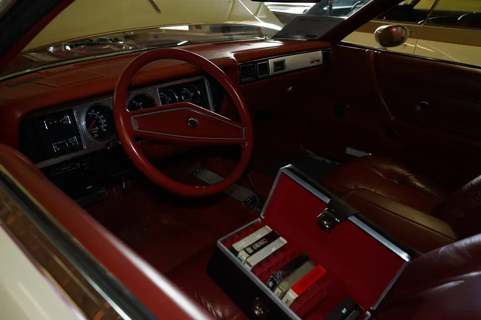 Color-keyed seat belts plus 300 identification on the door trim and instrument panel profile photo