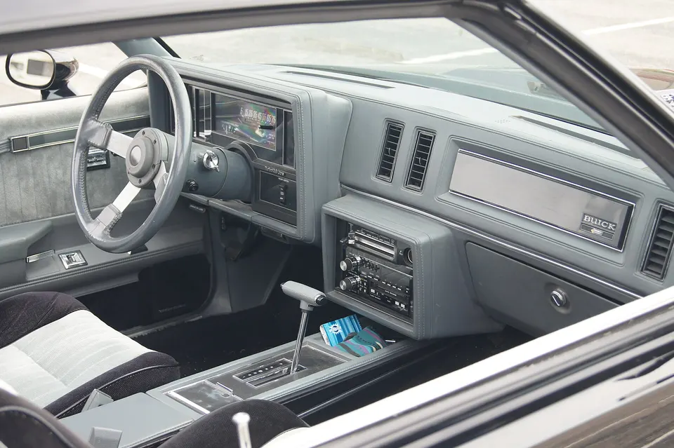 Analog instrument cluster with speedometer, odometer, warning instruments, LED tachometer, and LED turbo-boost display profile photo